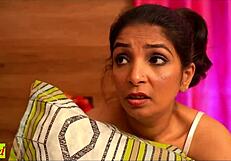 rich beautiful indian girl fingers pussy while dirty talking before doggystyle pounding