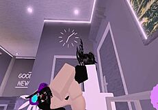 Latina Baddie Rides Huge Cock in Asia Roblox Sex Tape