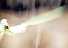 amateur sits on 20cm with no mercy