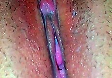 Husband Teases Wife's Juicy Pussy Up Close