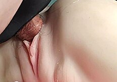 Intense sex with cute shaved fuck doll's tight pussy
