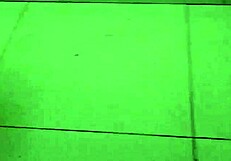 Madura flashes red thong in sheer leggings caught on street