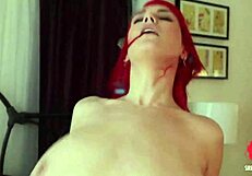 Big boobed babe siri pornstar sneaks cum into her drink post-sex