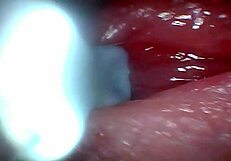 whoa endoscope catches that huge cock pulsing cum deep inside her sloppy hole up close