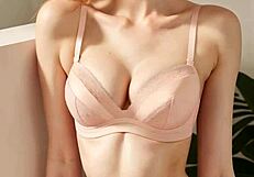 Girls Flaunt Flowery Lingerie Panties Barefoot