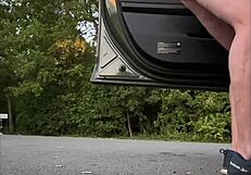 heart racing flashing my panties on taylor creek public cruise