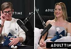 busty octavia red and lesbian friend caught scissoring licking big natural tits full scene