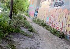 heart racing flashing my panties on taylor creek public cruise