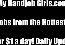 Watch Mistress Lube Your Throbbing Cock Before Slow Teasing Handjob Strokes in POV