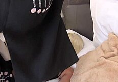 blonde and asian teen lesbians strike hot poses in steamy photoshoot