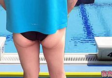 I'm the Slut Cumming in Girls' Swimsuits!!