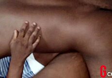 my girlfriend screams on black monster cock in homemade missionary