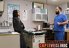  zombae dominated hard as corporate slave with choking handcuffs and humiliation