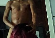 Sexy Ebony BBW Deepthroats Chocolate Monster Cock Close Up Sucking