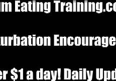 jerk off and swallow your cum like a good cei slave