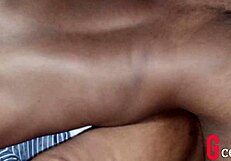 my girlfriend screams on black monster cock in homemade missionary