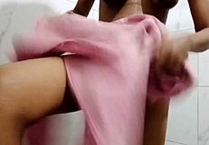 wanna see this beautiful indian teen gf bathing and pissing her big ass? 😏