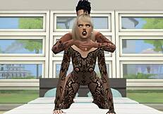 sims 4 babe in lingerie gets bent over for hardcore doggystyle pounding