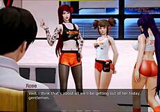 stepsister's yoga pants ripped for skinny big ass doggy pounding and tight pussy stretch