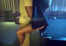 Met BBC stud at swingers house played girlfriend then fucked him raw in cabin for cuck