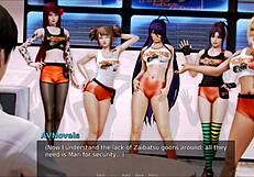 stepsister's yoga pants ripped for skinny big ass doggy pounding and tight pussy stretch