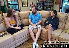 Mira Monroe's Petite Body Takes Hard Cock Before Deep Sucking Session