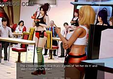 stepsister's yoga pants ripped for skinny big ass doggy pounding and tight pussy stretch