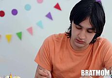 From Breakfast Elias Breeds Sydney in Hardcore Birthday Milf Adventure