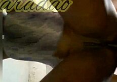 i pound that black bbw's huge ass standing in the bathroom