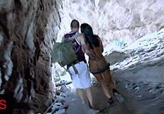 i got fucked outdoors by this hot shaved brunette slut riding hard