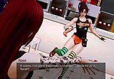 stepsister's yoga pants ripped for skinny big ass doggy pounding and tight pussy stretch