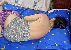 Hermanastra Morena Follada Duro Por Hermanastro Durmiendo En POV Taboo