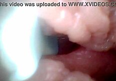 Endoscope reveals daddy's huge cock humiliating small penis up close