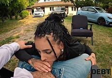 Debt Payment Deepthroat Monster Cock Ride