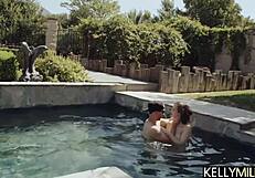 Imagine burying your cock deepest in devon green's screaming wet pussy at the pool party