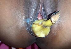 wanna see this horny indian girl shove a banana deep in her wet pussy?