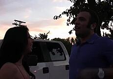 esperanza diaz gets playful with her wand in a steamy ride