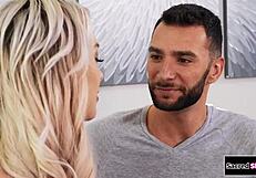 Cheating guy barebacks TGirl Aubrey Kate's ass raw