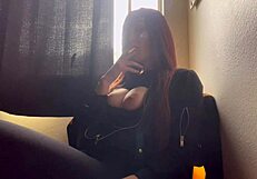 Italian Milf Artemisia's Big Juicy Tits Nipples Long Hair Smoking Fetish Mother In Law Solo European Sexy