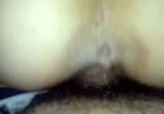 wife rides hard till pussy overflows with creamy delight