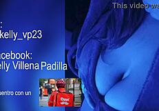 i came on delivery guy he got my juicy peruvian milf pussy as tip