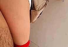 Colombian Engineer Nataly Fucks Bent Over Before Work Doggystyle Cum on Ass