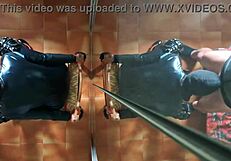 oh fuck i'm chairtied blindfolded as he rams my throat deep gagging till hot cum floods my mouth