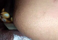 sexy girlfriend screams in ecstasy from huge anal pounding in bedroom