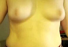 Homemade horny amateurs flash red and white big natural tits live now