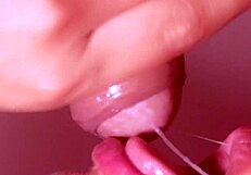 japanese stepmom blows stepson for birthday cum in mouth close up