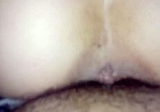 wife rides hard till pussy overflows with creamy delight