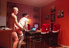 Wild Kitchen Oral! Couple Licks Pussy and Cock in Intense Blowjob Frenzy