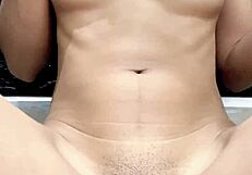 Wet pussy squirts wildly during scorching hot solo masturbation frenzy!