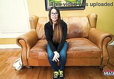 Nerdy Fiona Ryder Deepthroats Hard Cock For Gushing Cumshot